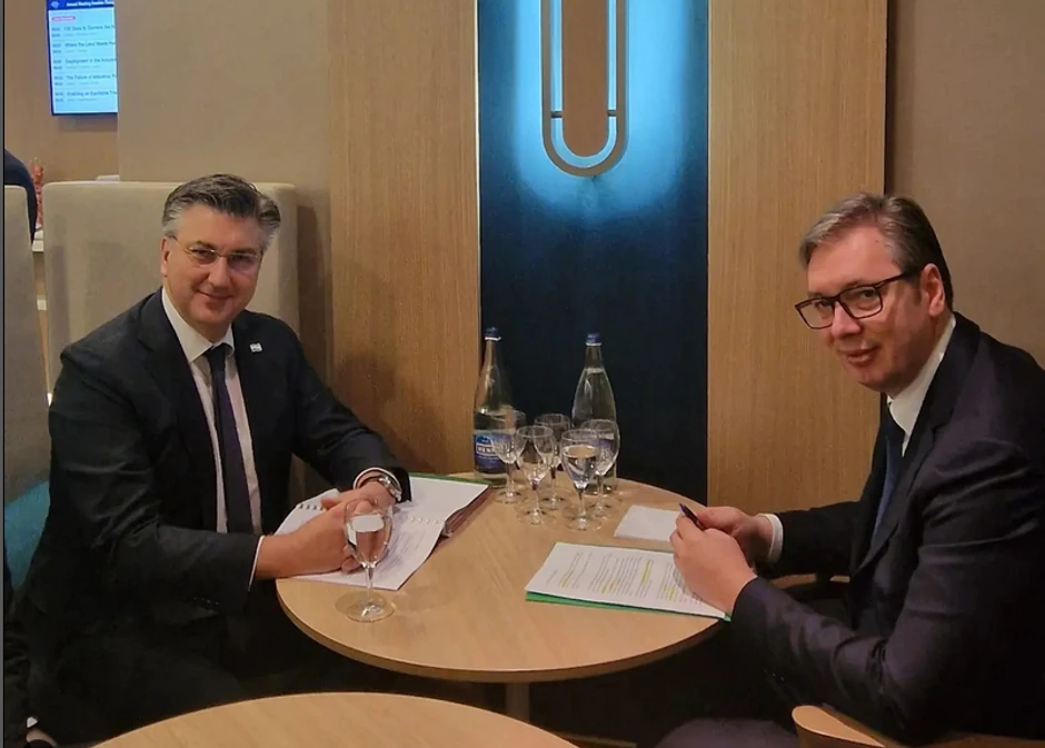 Andrej Plenković i Aleksandar Vučić