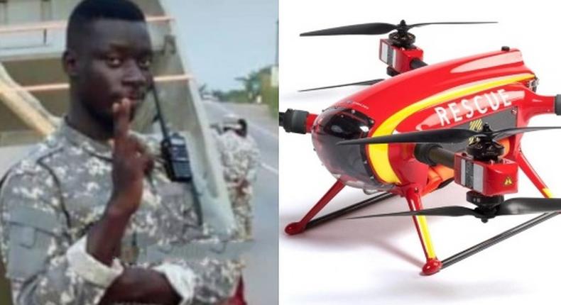 Drone pilot dies after drowning in the Offin River while chasing illegal miners