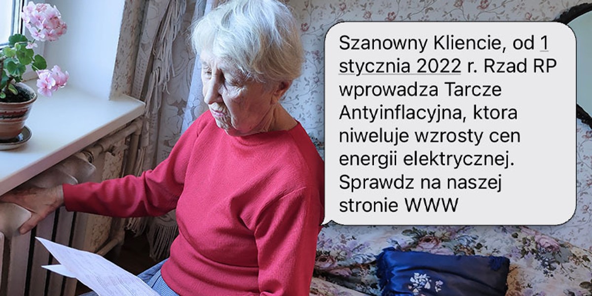 Pierwsi klienci państwowego giganta energetycznego PGE otrzymują SMS-y z informacją o programie.