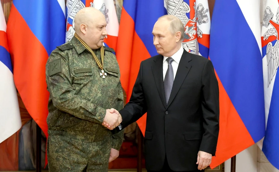 Sergej Surovikin i Vladimir Putin