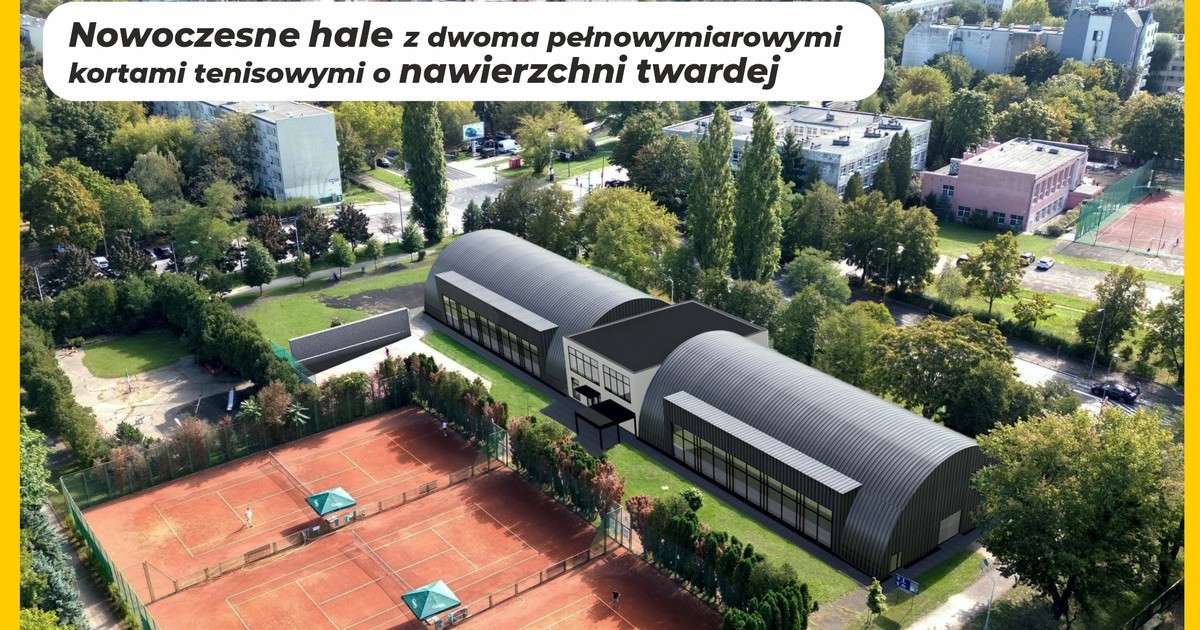 Wrocław zyska nowe hale tenisowe przy ul. Lubińskiej!