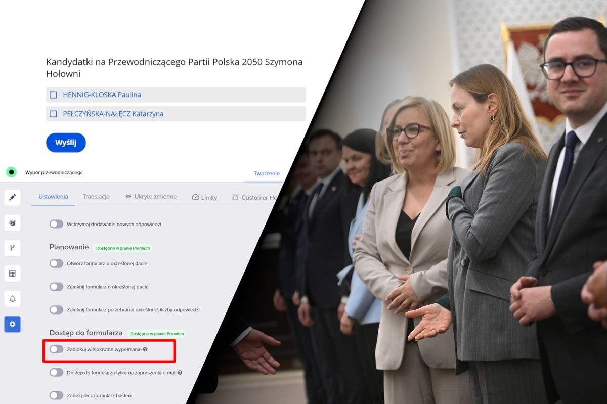 Dotarliśmy do narzędzia, z którego korzystała Polska 2050. Popełniono podstawowy błąd