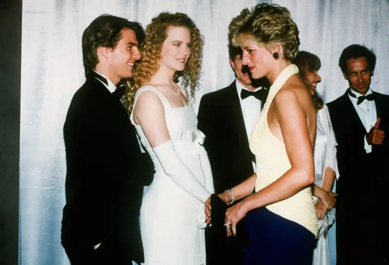 Lady Diana, Tom Cruise, Nicole Kidman / Tim Graham / GettyImages 