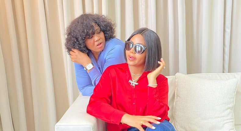 Regina Daniels and her mum, Rita Daniels [Instagram/RitaDaniels06]