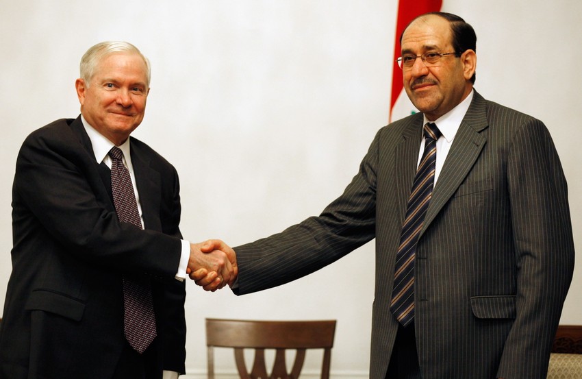 Robert Gejts i irački premijer Nuri Al Maliki