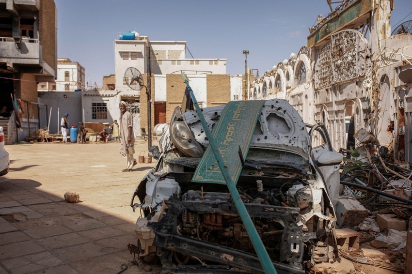 Oštećena džamija u gradu Omdurman u Sudanu 1. novembra 2024.