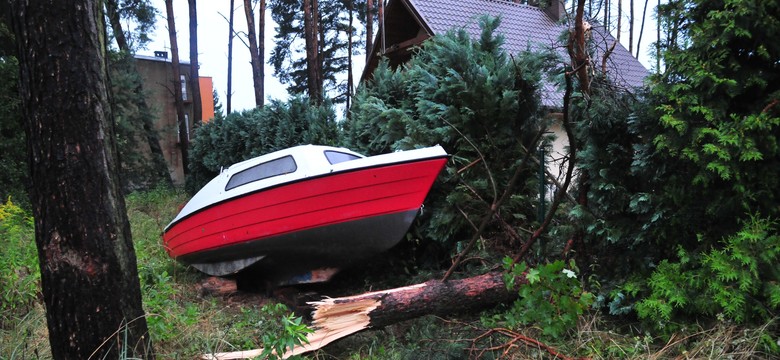 Ponad tysiąc interwencji strażaków. Burze poczyniły spustoszenia