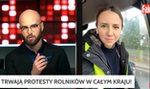 Ciągnikiem na protest rolników. Anna Bryłka w mocnych słowach o PSL [WIDEO]