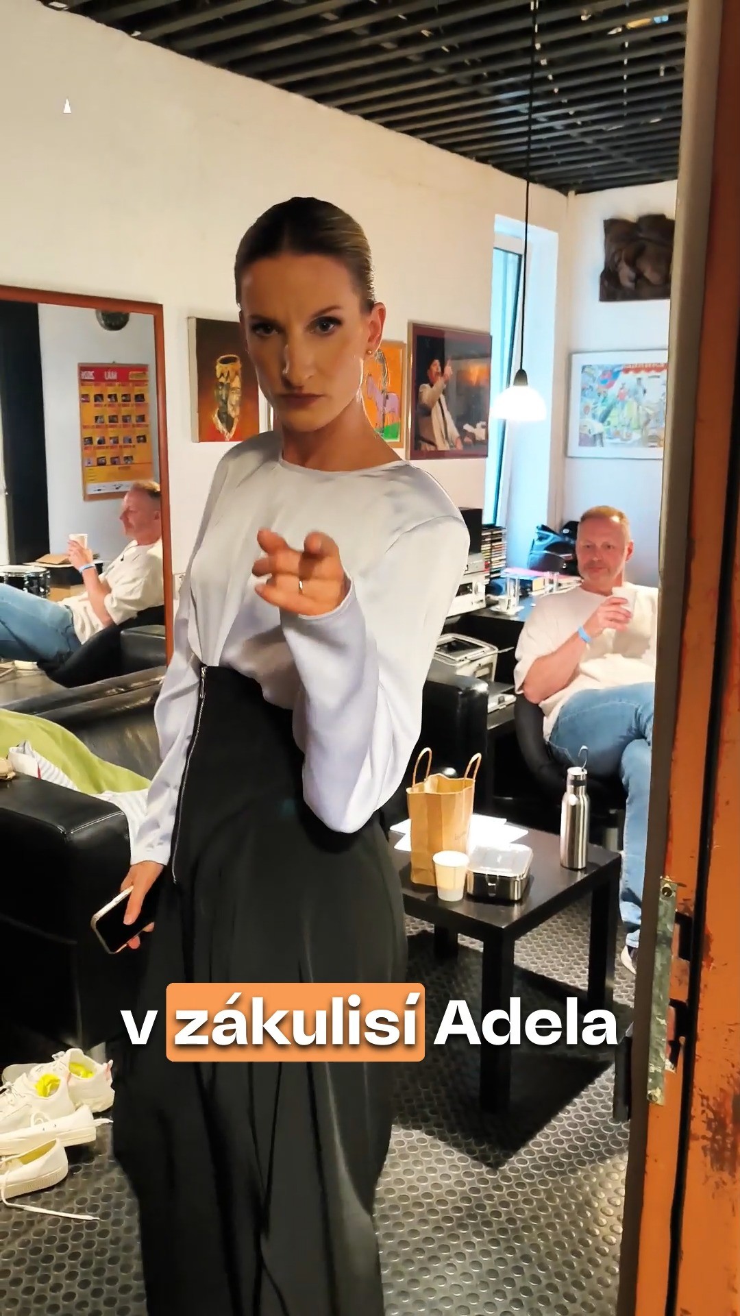 Moderátorka Adela Vinczeová.