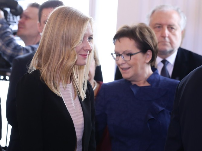 Kinga Duda i Ewa Kopacz