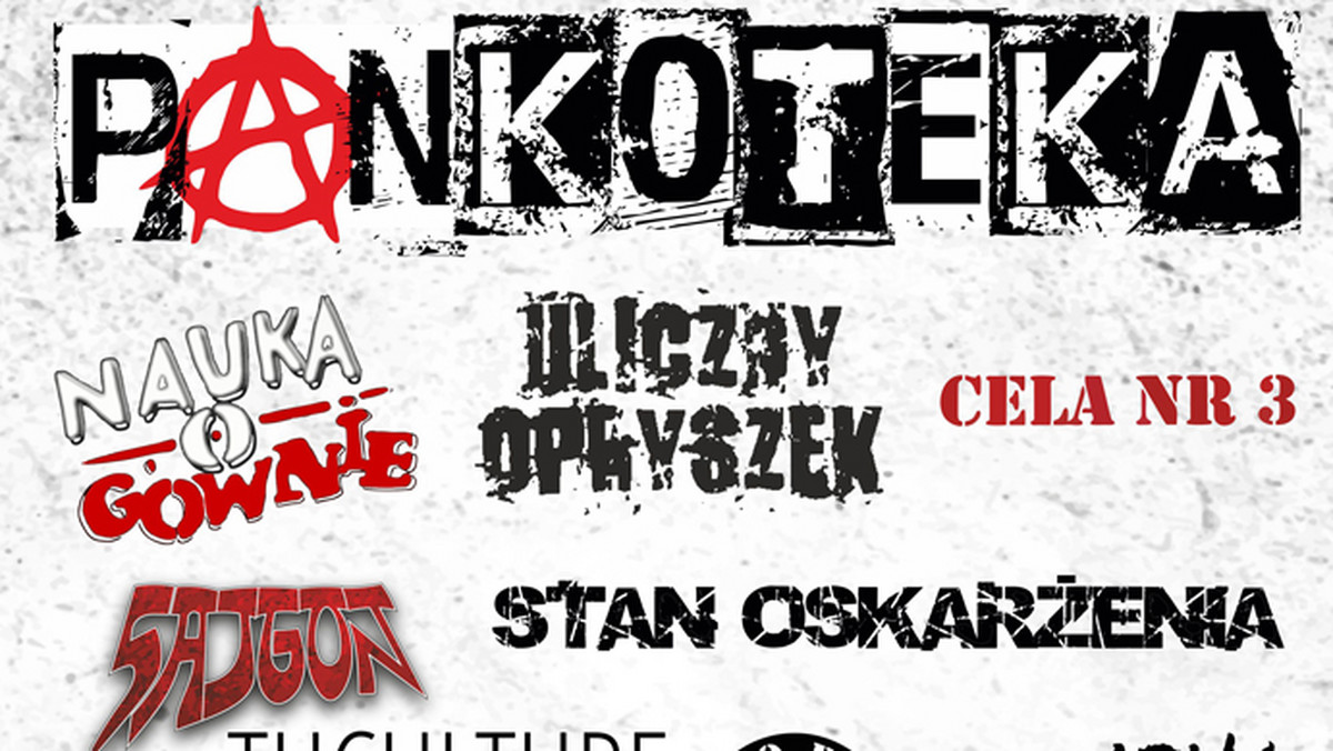 Gratka dla fanów punk rocka. 8 lutego w krakowskim klubie Kwadrat odbędzie się pierwsza Pankoteka. Na koncercie wystąpią: Nauka o Gównie, Uliczny Opryszek, CELA NR 3, Sajgon, Stan Oskarżenia, Leniwiec, Defloracja, THCulture I Mamusiu Ratuj. 