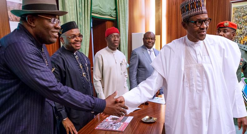 Buhari meets Wike, other South-South governors