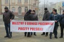 Protest listonoszy w Lublinie