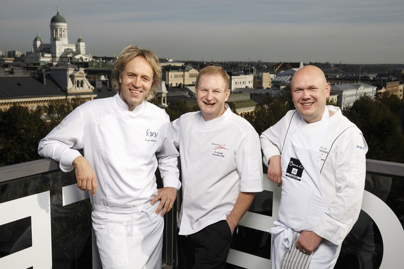 Kari Aihinen (l.), Ari Ruoho and Matti Jämsén