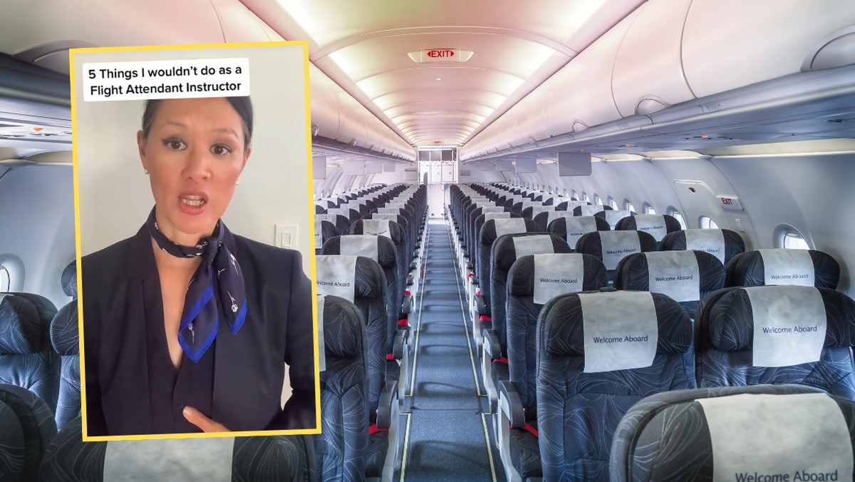 Stewardesa zdradza, jakie zachowania pasażerów mogą być niebezpieczne