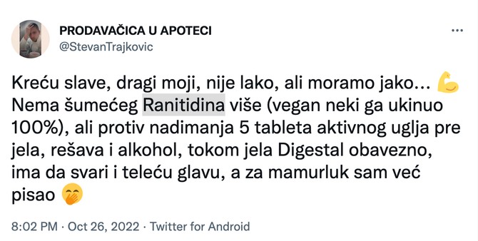 Stevan Trajković, farmaceut, Foto: Screenshot, Twitter
