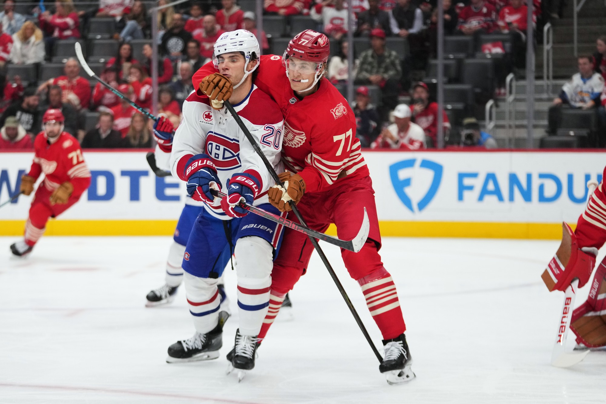 Zápas NHL: Detroit Red Wings - Montreal Canadiens.