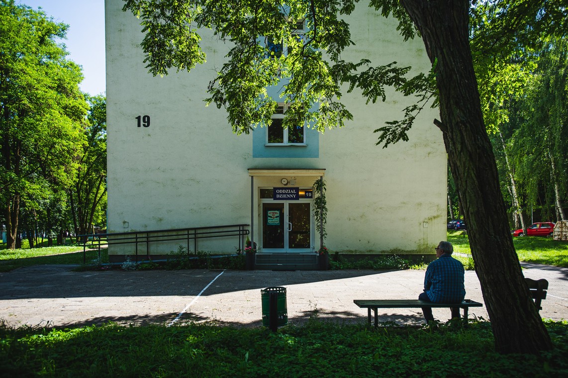 Teren oddziału psychiatrii dziecięcej w Gdańsku