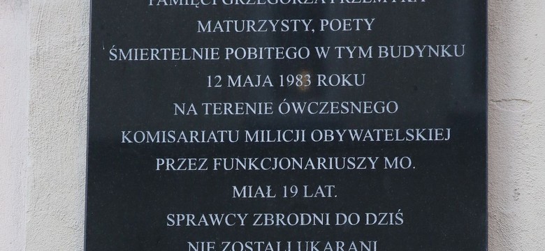 Zabójstwo 19-letniego Przemyka - 35 lat temu ogłoszono wyrok
