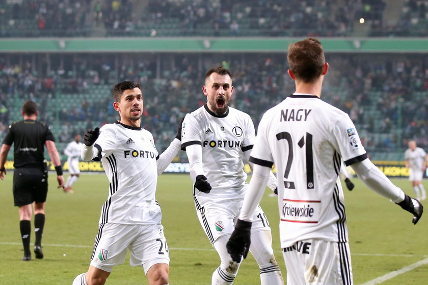 Pilka nozna. Ekstraklasa. Legia Warszawa - Korona Kielce. 01.12.2018