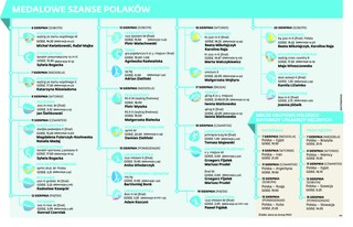 Igrzyska olimpijskie w Rio de Janeiro: Medalowe szanse Polaków