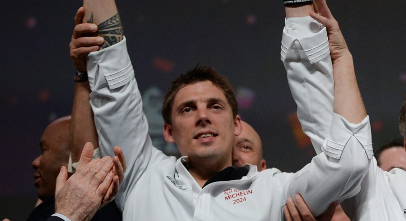 Fabien Ferr is one of the youngest chefs ever to attain three Michelin stars.GUILLAUME SOUVANT/Getty Images