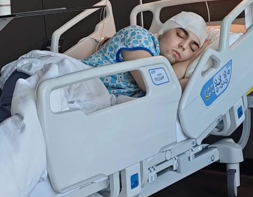 Igor Brkić posle operacije