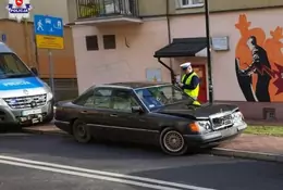 Wjechał Mercedesem w radiowóz policji. Dużo go to będzie kosztowało