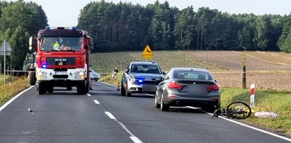 Koszmarny wypadek. 48-letni rowerzysta nie miał szans