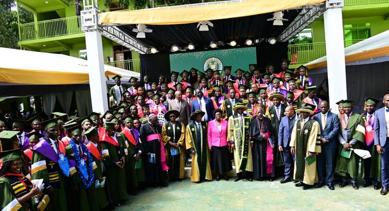 Up to 240 graduates from 11 countries graduated this year from the university