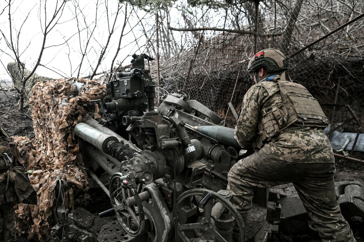 Ukraińscy żołnierze na froncie