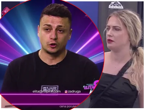 Borislav Terzić Terza i Milica Veličković (Foto: Screenshot TV Pink)