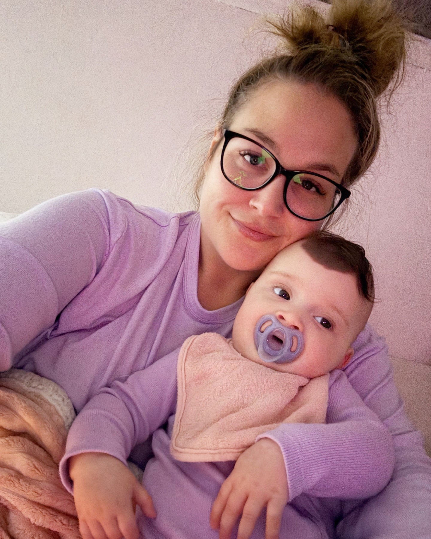 Claire Burt s dcérkou Lulu.