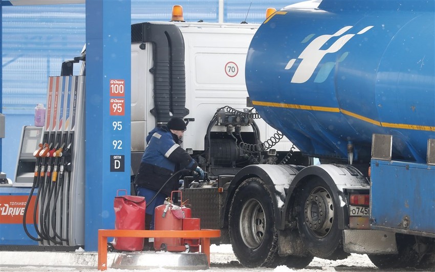 Benzinska stanica Gaspromnjefta u Moskvi