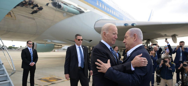 Biden w Izraelu o ostrzale szpitala w Strefie Gazy. "Wydaje się prawdopodobne, że..."