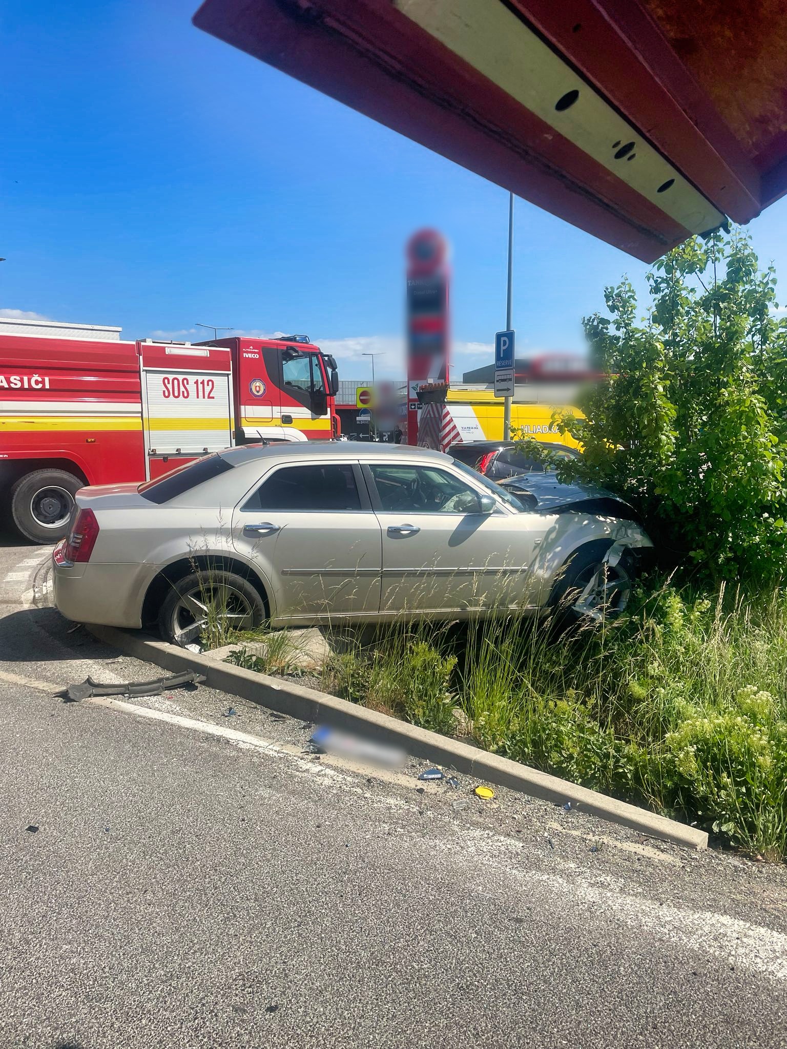 Serious accident near Beladice. 