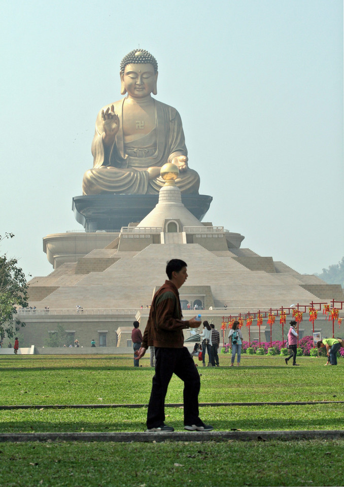 Klasztor Fokuangshan w Kaohsiung, Tajwan, Chiny