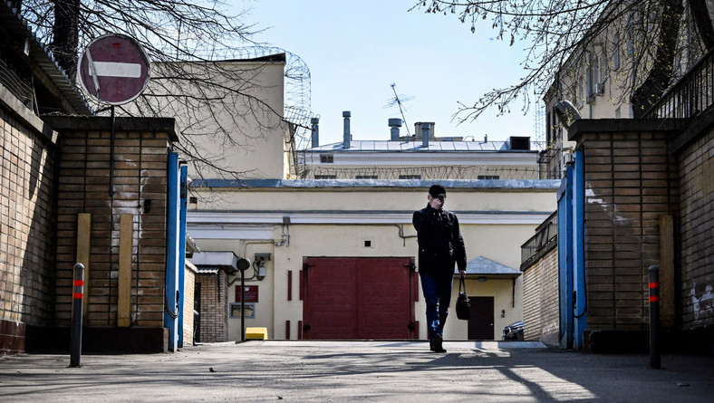 Moskiewskie więzienie Lefortowo, w którym przetrzymywany jest amerykański dziennikarz