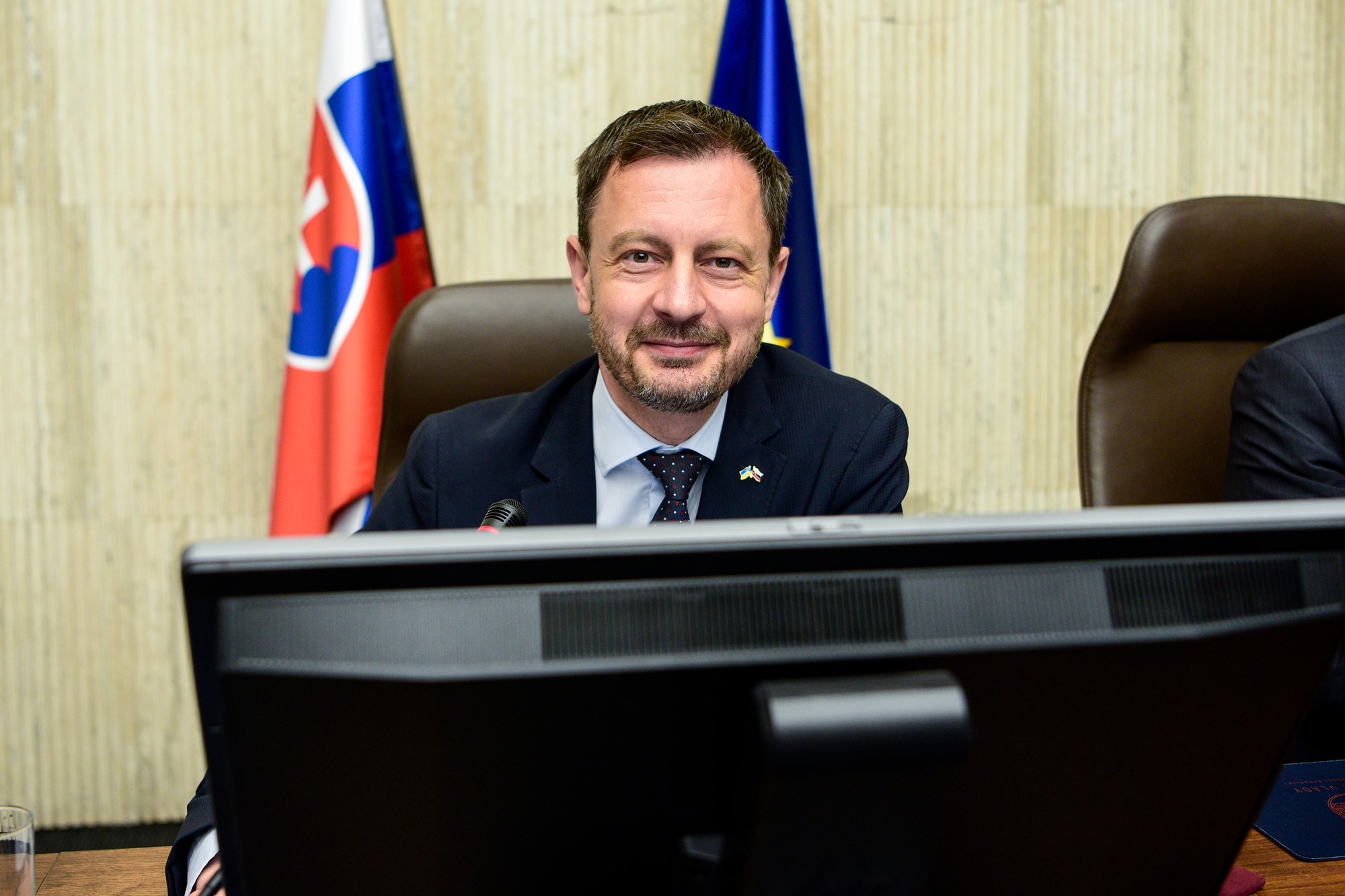 Slovenský premiér Eduard Heger. 