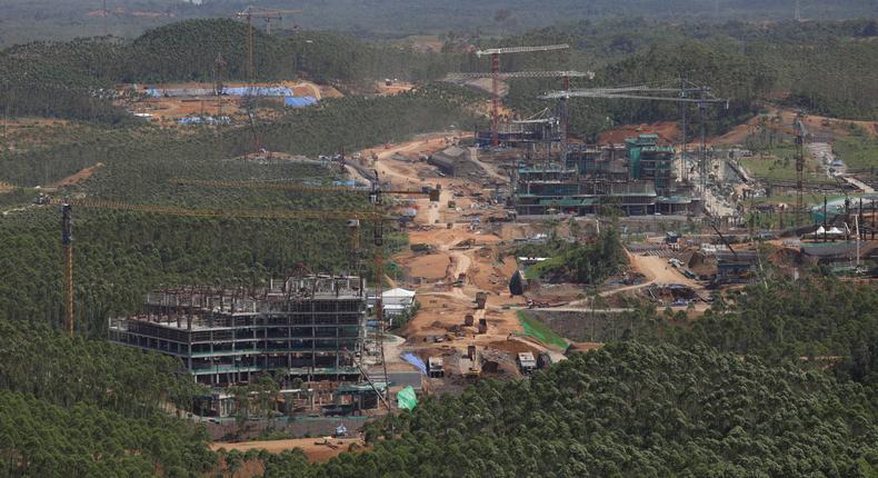 Construction is underway on Nusantara.Firdaus Wajidi/Anadolu/Getty Images