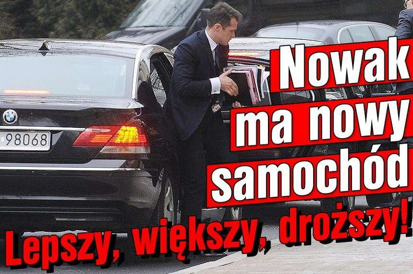 Nowak ma nowe auto. Lepsze, większe, droższe!