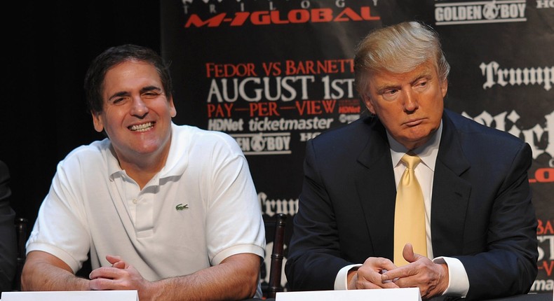 Mark Cuban and Donald Trump are old frenemies.Dimitrios Kambouris/WireImage/Getty Images