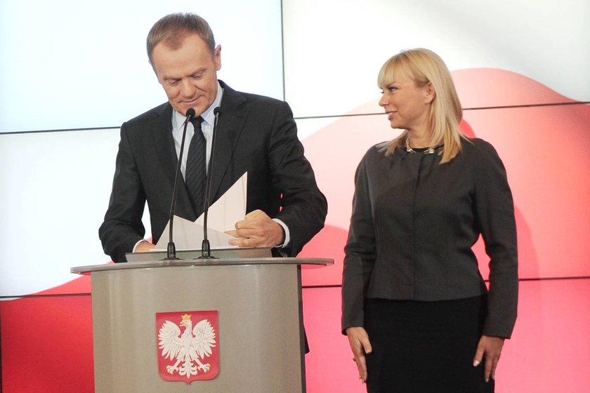 Donald Tusk, Elżbieta Bieńkowska