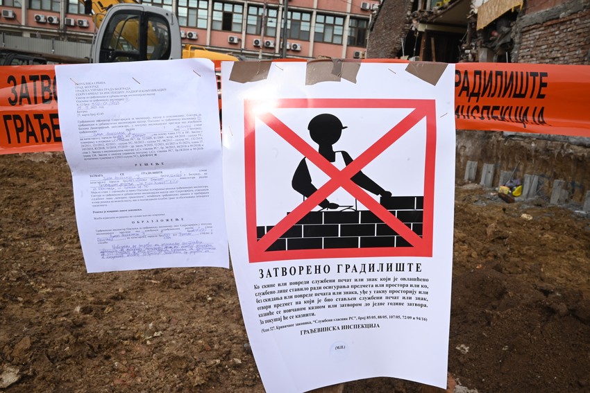 Zatvoreno gradilište na Vračaru