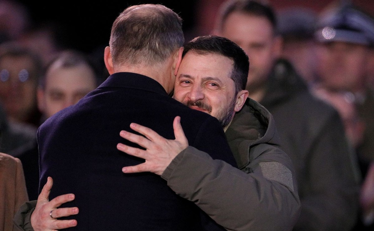 Andrzej Duda i Wołodymyr Zełenski