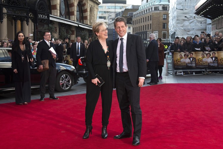 Meryl Streep i Hugh Grant na premierze 'Boskiej Florence'