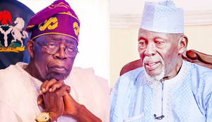 President Tinubu of Nigeria and Veteran journalist, Sidi Ali [Peoples Gazette]