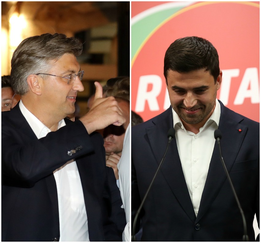 Andrej Plenković i Davor Bernardić