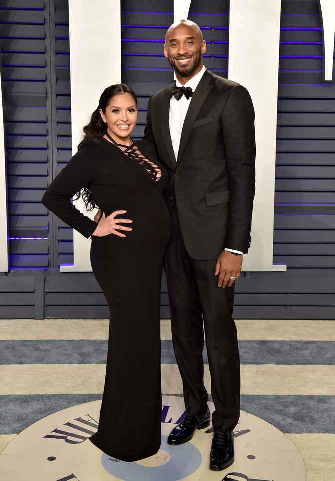 Kobe Bryant i Vanessa Bryant w 2019 roku