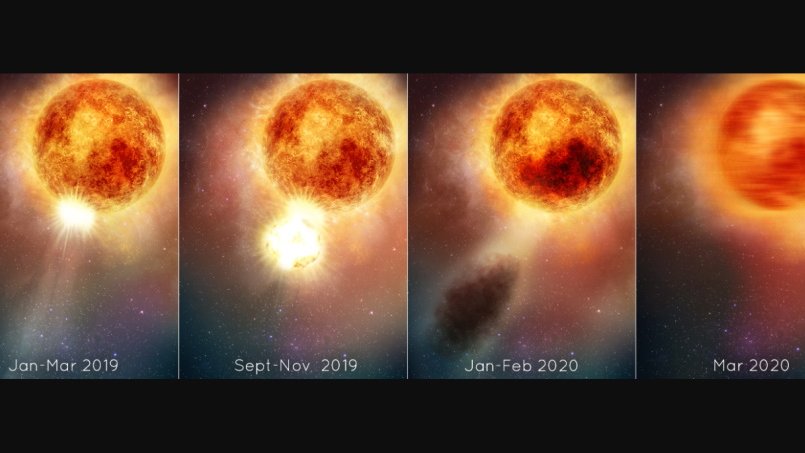 Betelgeza „wraca do zdrowia” po potwornym wybuchu, fot. NASA, ESA, Elizabeth Wheatley (STScI)